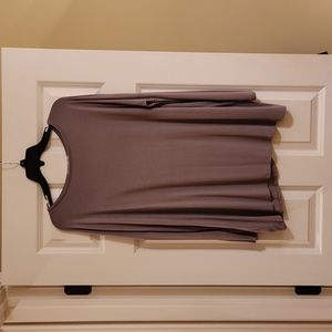 Women's Taupe Oversized Top